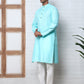 Solid Kurta Pyjama for Men ( ANMKP W 273Sky )