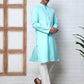 Solid Kurta Pyjama for Men ( ANMKP W 273Sky )