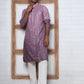 Bandhani Print Thread-Work Kurta Pyjama Set ( ANMKP W 291Purple )