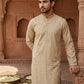 Men’s Ethnic Printed Kurta Set ( ANMKP W 322Beige )