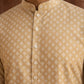 Men’s Ethnic Printed Kurta Set ( ANMKP W 322Beige )