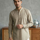 Men’s Solid Pure Cotton Short Kurta ( ANMSK 320Beige )