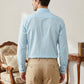 Men’s Solid Pure Cotton Short Kurta ( ANMSK 320Blue )