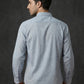 Men’s Solid Cotton Blend Short Kurta ( ANMSK 324Sky )