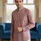 Cotton Blend Printed Short Kurta ( ANMSK 328Magenta )
