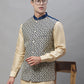 Embroidered Nehru Jacket ( ANMWC 7001Blue ) [RT] [ F9 ]