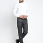 Indian Needle Men's Black Formal Trousers ( FGP 261Black )