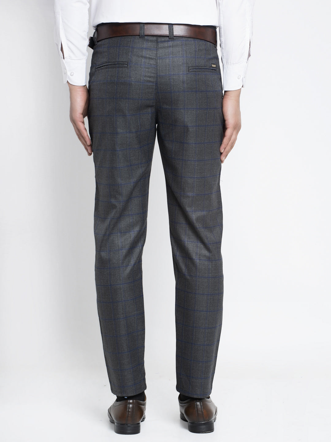 Indian Needle Men's Black Formal Trousers ( FGP 261Black )