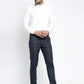 Indian Needle Men's Black Formal Trousers ( FGP 263Charcoal )