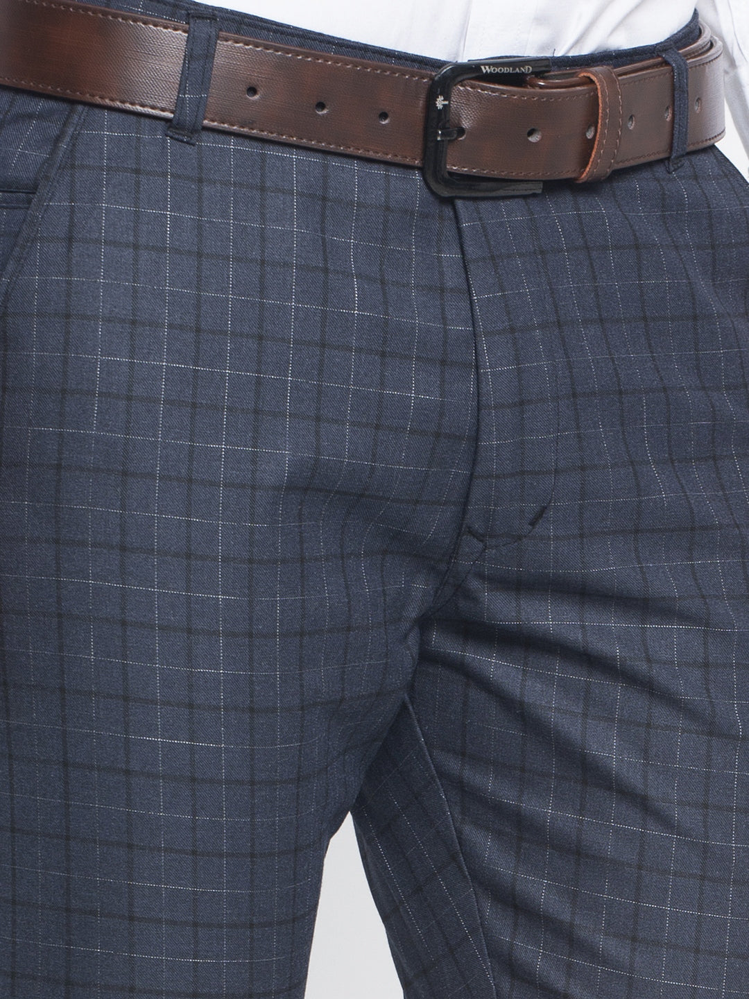 Indian Needle Men's Black Formal Trousers ( FGP 263Charcoal )