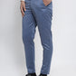 Indian Needle Men's Blue Cotton Solid Formal Trousers ( FGP 265Indigo )