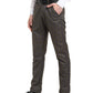 Indian Needle Men's Black Cotton Checked Formal Trousers ( FGP 267Charcoal )