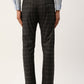 Indian Needle Men's Black Tartan Checked Formal Trousers ( FGP 271Black )