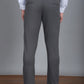 Textured Cotton Lycra Trousers