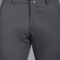 Textured Cotton Lycra Trousers