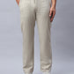 Straight Fit  Solid Trousers For Men ( FGP 280Cream )