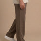 Solid Relaxed-Fit Cotton Korean Pants ( RDGP 304Brown )