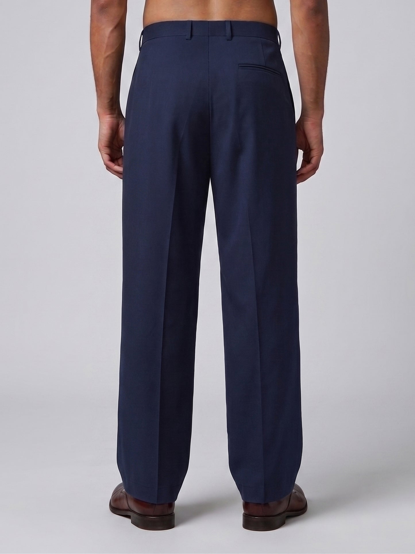Men Straight Fit Korean Pants ( RDGP 305Navy )