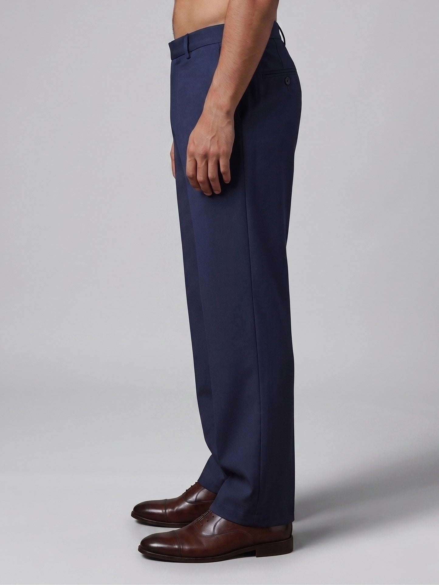 Men Straight Fit Korean Pants ( RDGP 305Navy )