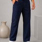Linen Relaxed-Fit Regular Trousers for Men ( RDGP 306Navy )