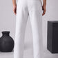 Linen Relaxed-Fit Regular Trousers for Men ( RDGP 306White )