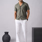 Linen Relaxed-Fit Regular Trousers for Men ( RDGP 306White )