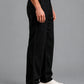 Linen Relaxed-Fit Regular Trousers for Men ( J-GP 308Black )