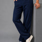 Linen Relaxed-Fit Regular Trousers for Men ( J-GP 308Navy )