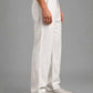 Linen Relaxed-Fit Regular Trousers for Men ( J-GP 308White )
