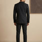 Cotton Blend Solid Indo-Western Set ( HOP-IND 161Black )