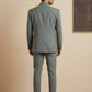 Cotton Blend Solid Indo-Western Set ( HOP-IND 161Grey )