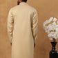Festive Wear Silk Blend Embroidered Kurta ( HOPKO 020Beige )