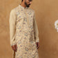 Festive Wear Silk Blend Embroidered Kurta ( HOPKO 020Beige )