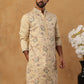 Festive Wear Silk Blend Embroidered Kurta ( HOPKO 020Beige )