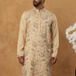 Festive Wear Silk Blend Embroidered Kurta ( HOPKO 020Beige )
