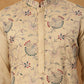 Festive Wear Silk Blend Embroidered Kurta ( HOPKO 020Beige )