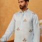 Silk Blend Ethnic Embroidered Kurta ( HOPKO 021Blue )