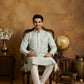 Men's Blue Embroidered Kurta ( HOPKO 025Sky )