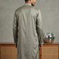 Men’s Ethnic Embroidered Straight Kurta ( HOPKO 027Beige )
