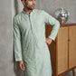 Classic Embroidered Ethnic Kurta ( HOPKO 028Green )