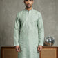 Classic Embroidered Ethnic Kurta ( HOPKO 028Green )