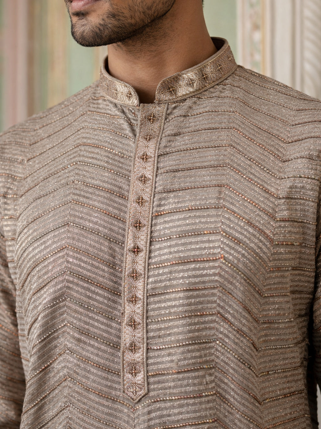 Rayon Embroidered Ethnic Kurta ( HOPKO 032Brown )