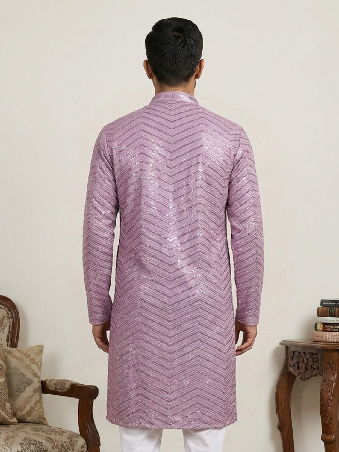 Rayon Embroidered Ethnic Kurta ( HOPKO 032Purple )