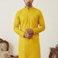Rayon Embroidered Ethnic Kurta ( HOPKO 032Yellow )