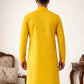 Rayon Embroidered Ethnic Kurta ( HOPKO 032Yellow )