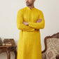 Rayon Embroidered Ethnic Kurta ( HOPKO 032Yellow )