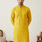Rayon Embroidered Ethnic Kurta ( HOPKO 032Yellow )
