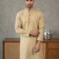 Self Design Cotton Blend Kurta ( HOPKO 033Beige )