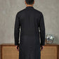 Self Design Cotton Blend Kurta ( HOPKO 033Black )