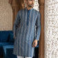 Cotton Blend Embroidered Kurta ( HOPKO 034Blue )